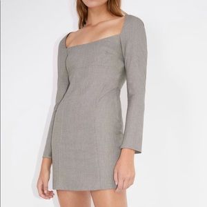 Zara Plaid Square neck Dress Join Life Collection